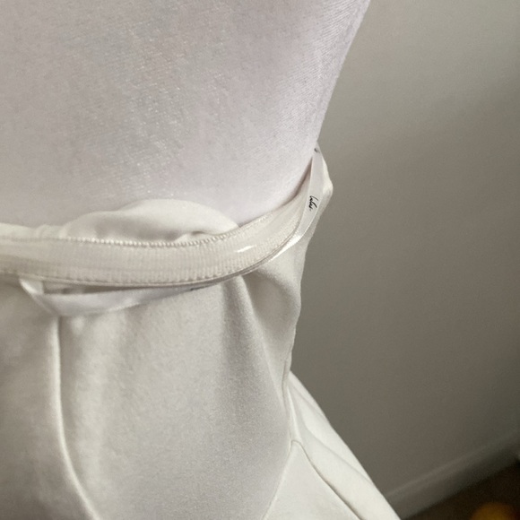 Lulu's White Strapless A-line Dress Small - Picture 4 of 6